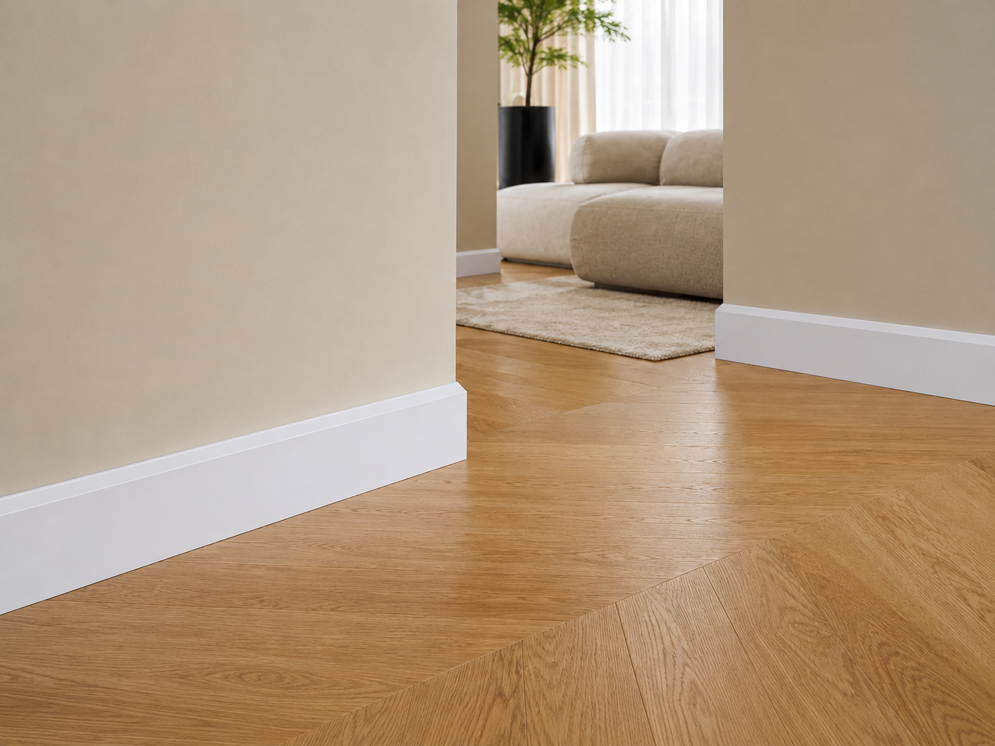 MDF Schuine Plint